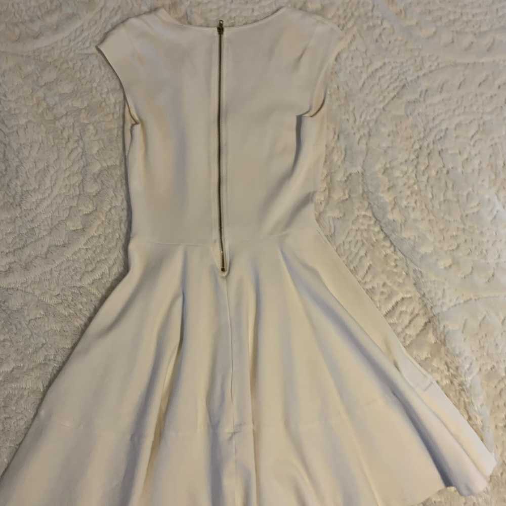 White flirty mini dress